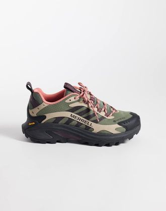 Merrell x Sweaty Betty - Sneakers kaki e sabbia-Verde