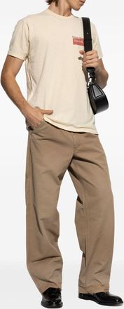 Maison Margiela Mens Beige Cargo Jeans - Tan Cotton - Size 31 (Waist)