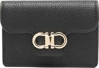 Ferragamo Gancini Calfskin Keyring Wallet