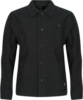 Vans Overhemden, Heren, Zwart, L, Casual Shirts