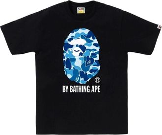 A Bathing Ape ABC Camo T-Shirt Black Blue 1M30-110-005-BLKBLU