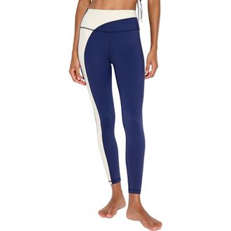 Spiritual Gangster Skye High Waist 7/8 Leggings in Indigo at Nordstrom, Size X-Large Regular