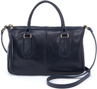 Hobo Expedition Leather Satchel in Navy Horizon at Nordstrom