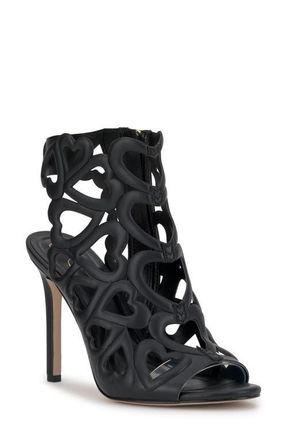 Jessica Simpson Jalina Sandal in Black/Clear at Nordstrom, Size 6.5