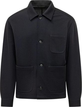 HUGO BOSS P-Carper-OS Jas - Heren - Zomerjassen - Blauw - L - Jassen