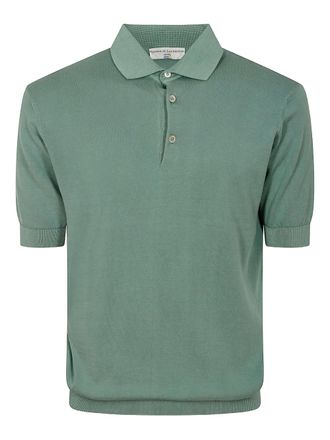 FILIPPO DE LAURENTIIS cotton polo shirt - men - Cotton - 52 - Green