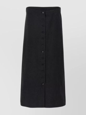 Loulou Studio atri skirt with slit and single pocket