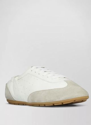Saint Laurent lewis leather suede sneakers low top