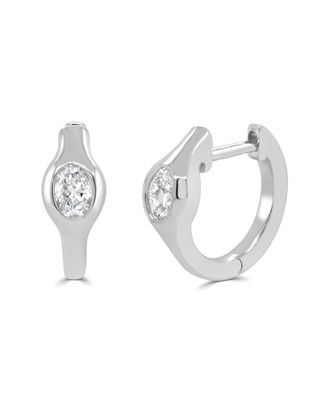 Sabrina Designs 14K 0.31 Ct. Tw. Diamond Huggie Earrings