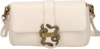Just Cavalli Nieuwe Iconische Puffy Dames Tas - Dames - Schoudertassen - Wit - ONE Size - Tassen