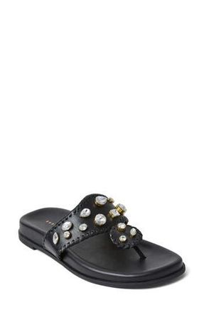 Jack Rogers Jacks Jewel Sport Flip Flop in Black at Nordstrom Rack, Size 11