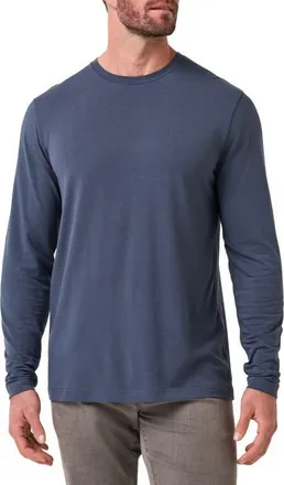 Travis Mathew Cloud Crew Long Sleeve T-Shirt in Blue Nights at Nordstrom, Size Xx-Large