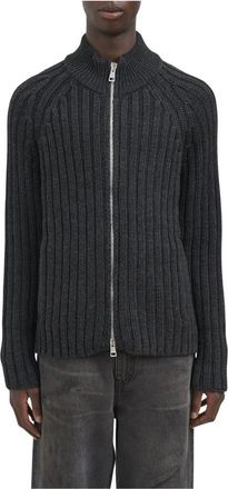 Our Legacy Ultra Zip Funnel - - Knitwear - Uomo - Grigio - L