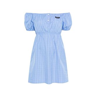 Miu Miu Plaid-pattern Mini Dress