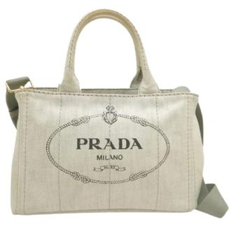 Prada Pre-owned Canapa 1Bg 439 Bolso Tote - Pre-owned - Mujer - Beige - ONE SIZE