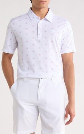 Travis Mathew Resemblance Knit Polo in White at Nordstrom Rack, Size Xx-Large