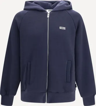 GCDS Hooded Sweatshirt with back logo Male XL