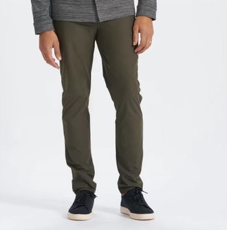 Vuori Clothing Meta Athletic Slim 32 Pants In Dark Oregano