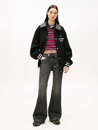 Tommy Hilfiger Faded Low Rise Bootcut Black Jeans
