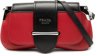 Prada Pre-owned Shoulder Bags, female, Red, Size: ONE SIZE Pre-owned Shoulder Bag