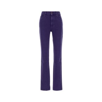Chlo&eacute; Katoenen Spijkerbroek - Dames - Jeans - Paars - Maat: W27 Katoen