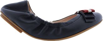 Bally Beata Leather Ballerina Flats