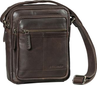 STILORD Lorenzo Small Mens Leather Crossbody Bag - Vintage Shoulder Messenger Handbag for 8-Inch Tablet Stylish Leather Satchel for Men with Adjustable Strap 