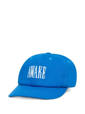 Awake NY logo-embroidered cap - men - Cotton - One Size - Blue