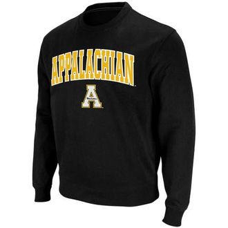 Colosseum Mens Colosseum Black Appalachian State Mountaineers Arch & Logo Crew Neck Sweatshirt at Nordstrom, Size Xxx-Large