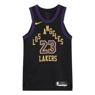 Nike Dri-FIT ADV Lebron James Los Angeles Lakers 2023/24 City Edition NBA Authentic Jersey Black DX8763-012