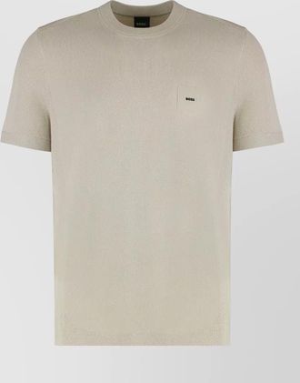 HUGO BOSS short-sleeve knit t-shirt