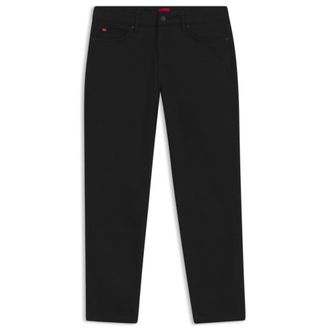 HUGO BOSS Black tapered-fit jeans in thermo-regulating denim