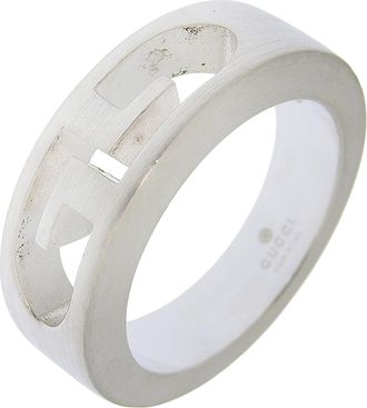 Gucci Silver 925 Band Ring (Pre-Owned)