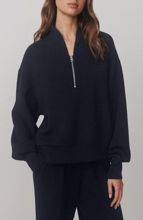 Varley Davidson Woven Sweatshirt in Blue Nights at Nordstrom, Size Xx-Small