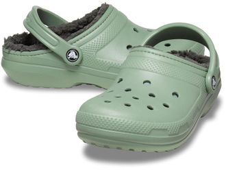 Crocs Classic Lined Clog Clog Shoes Moss/Multi : Mens 10 - Womens 12 Medium, EVA