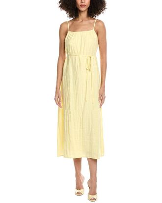 Bella Dahl Shirred Cami Linen Maxi Dress