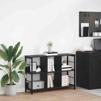 vidaXL vidaXL Libreria Rovere Nero 102 x 32 x 72,5 cm Legno multistrato