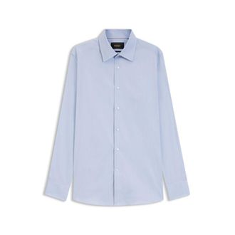 BOSS Slim-fit shirt in a structured cotton blend