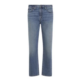 Ralph Lauren Jeans, Heren, Blauw, W32 L32, Katoen, 5 Pocket Straight Jeans