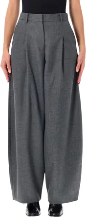 By Malene Birger Povilanna High Waist Wide-Leg Pleated Tailored Pants