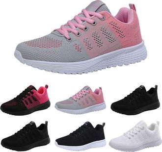 Generic Womens Trainers Running Shoes Size 3.5 Jogging Fitness Sneakers Lightweight Breathable Walking Gym Sports Casual Slip On Trainers Tennis Shoes Outdoor