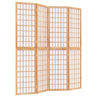 vidaXL Biombo Plegable Con 4 Paneles Estilo Japon&eacute;s 160x170 Cm Vidaxl