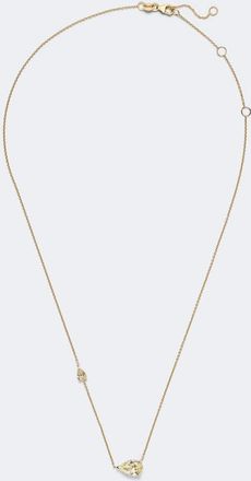 Shay Jewelry Petite East West Fancy 18kt gold pendant necklace with diamonds