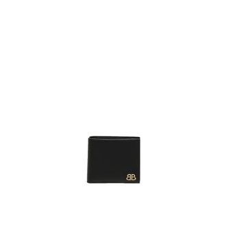 Balenciaga Wallets & Cardholders, male, Black, Size: ONE SIZE Monaco Square Wallet