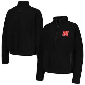 Boxercraft Womens Black Nebraska Huskers Everest Half-Zip Sweatshirt at Nordstrom, Size X-Small
