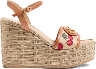 Valentino Garavani Sandali VLogo Signature Cherryfic 120mm - Toni neutri