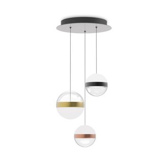 Netlighting Galaxy LED 3 Light Cluster Pendant Ceiling Light White 3000K