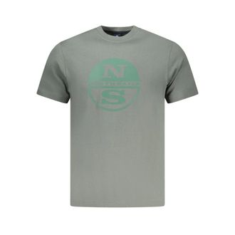 North Sails T-Shirts, male, Gray, Size: 2XL T-Shirts