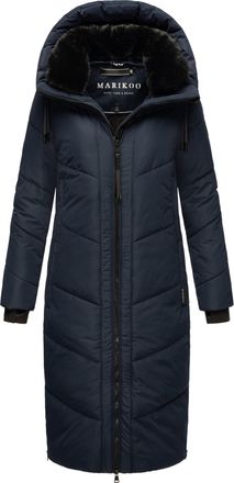 Marikoo Nadaree dames winterjas - lang, warm & met capuchon