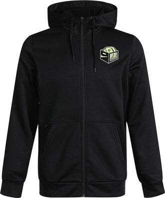 Nike Thrma Hd Fz Story Pack Printing Sports Hooded Jacket Black CZ2422-010